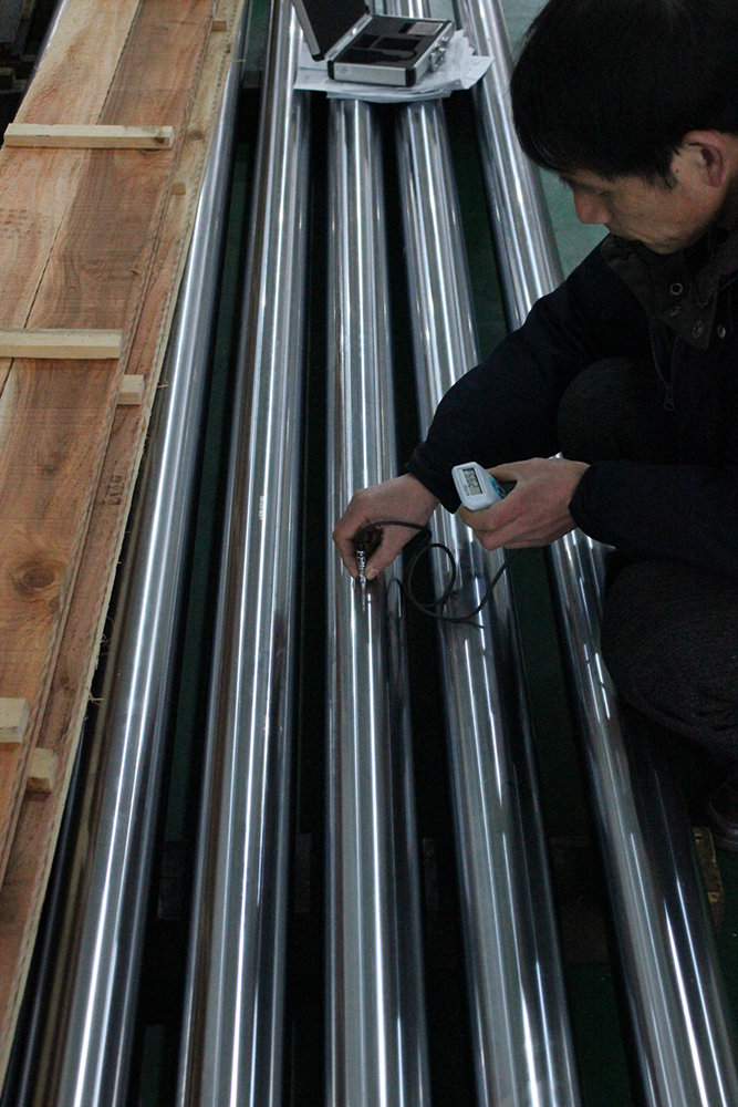 轴类半成品原材料镀层膜厚检测